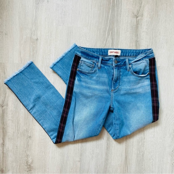 DRIFTWOOD Colette Cropped Denim Jeans Blue Sz 26 - Picture 12 of 15
